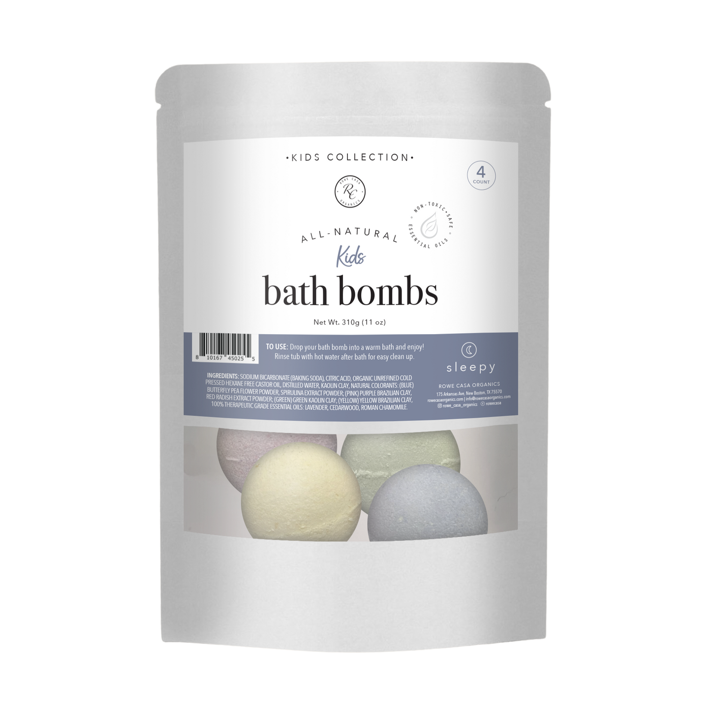 Kids Bath Bombs - Sleepy | 4 Count