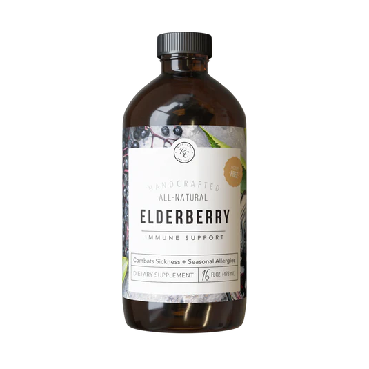 Elderberry Immune Support - Honey Free - 16 oz.