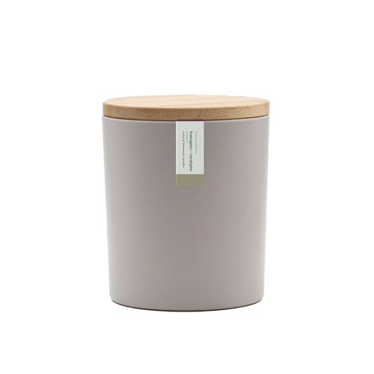 Beeswax Candle - Lemongrass + Eucalyptus | 8.75 oz.