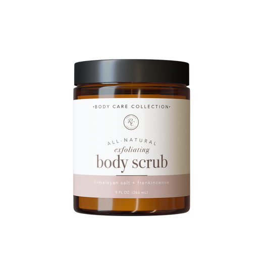 Body Scrub - Himalayan Salt + Frankincense | 9 oz.