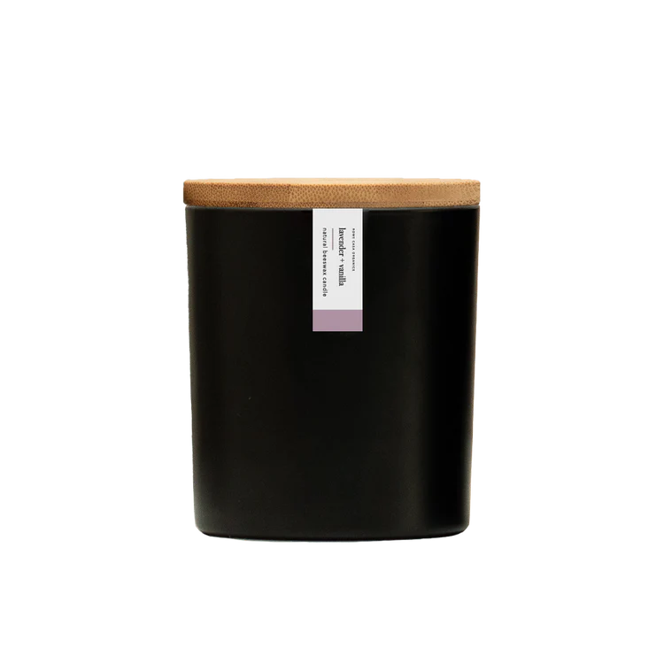 Beeswax Candle - Lavender + Vanilla | 8.75 oz.